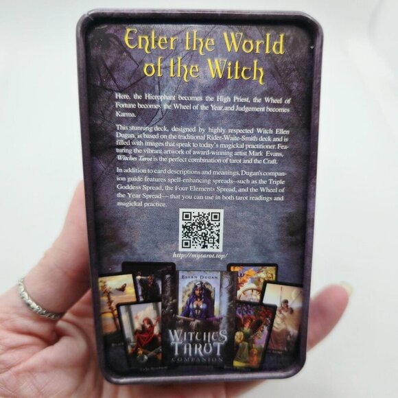 Witches Tarot ✦ Ellen Dugan Deck ✦ 78 Illustrated Cards w/ Guidebook NWT - Picture 6 of 6